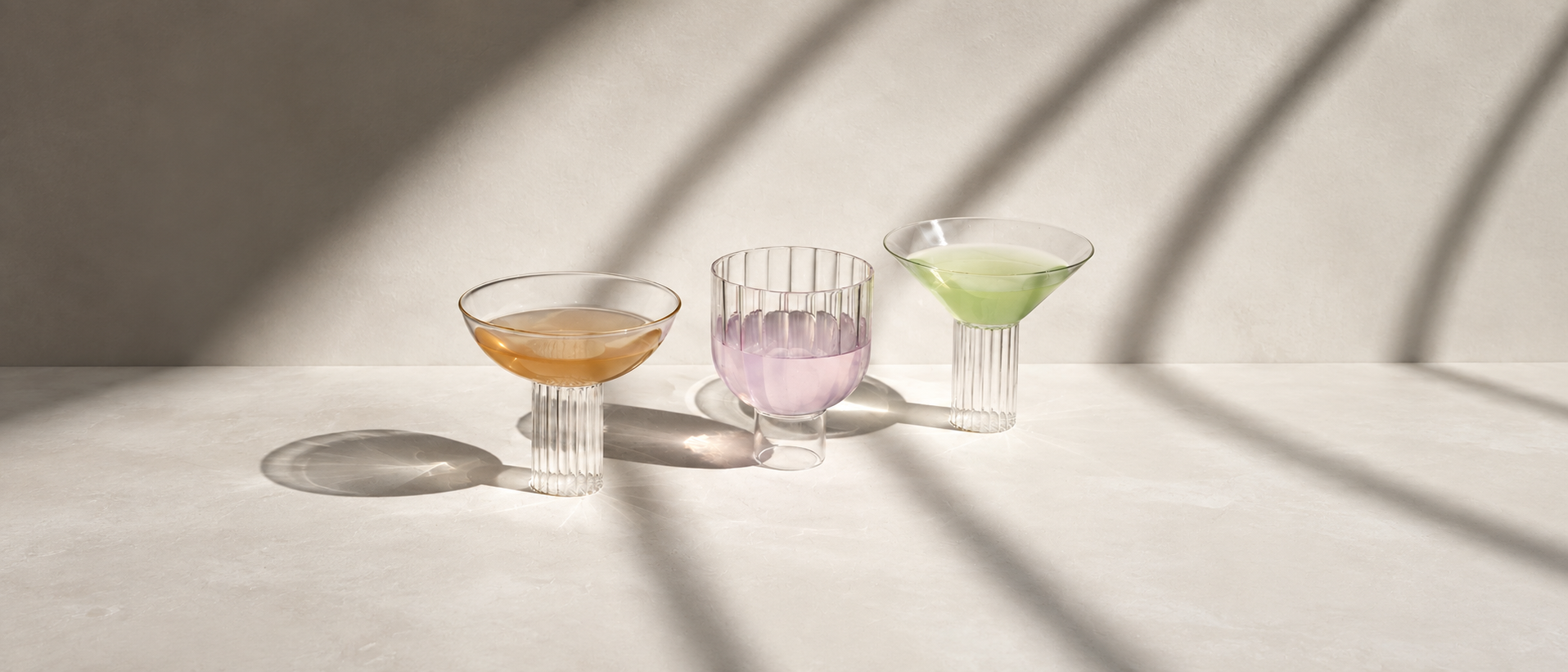 Refined glassware collection