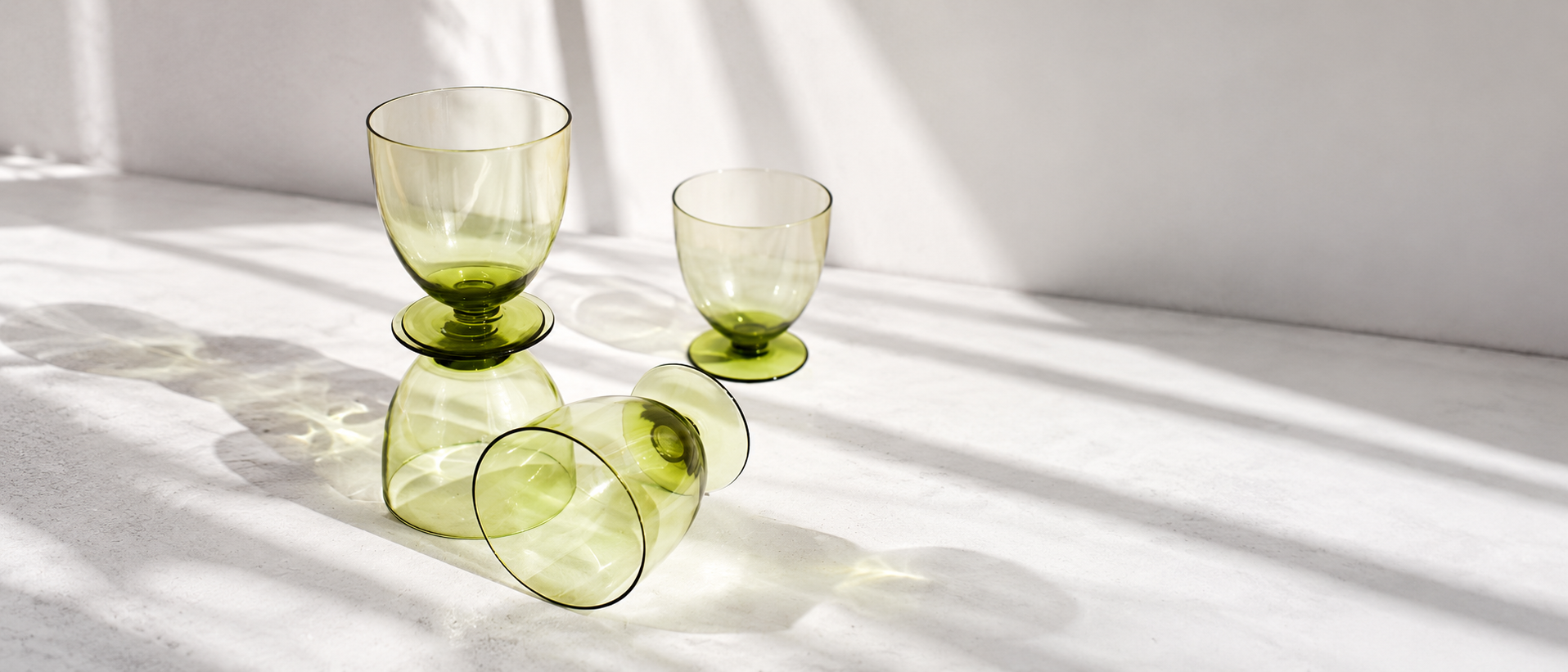 Refined glassware collection