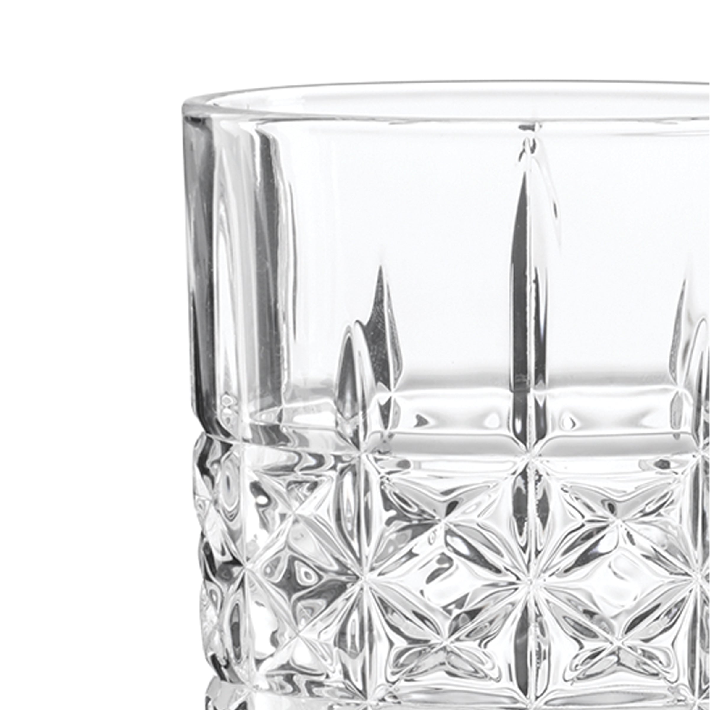 Starburst Cut Double Old Fashioned Glasses, Set of 4 - Image 4