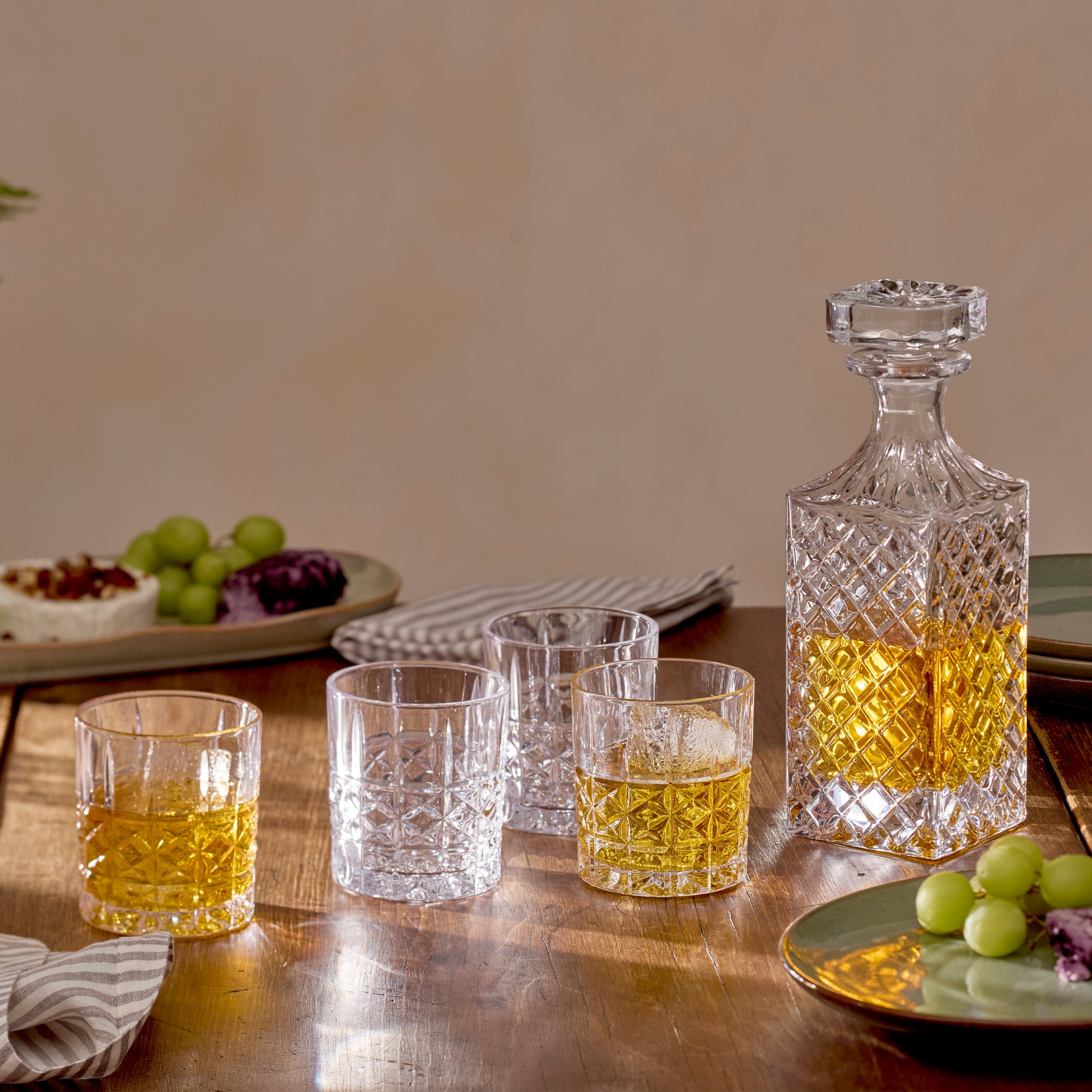 Starburst Cut Double Old Fashioned Glasses, Set of 4 - Image 5
