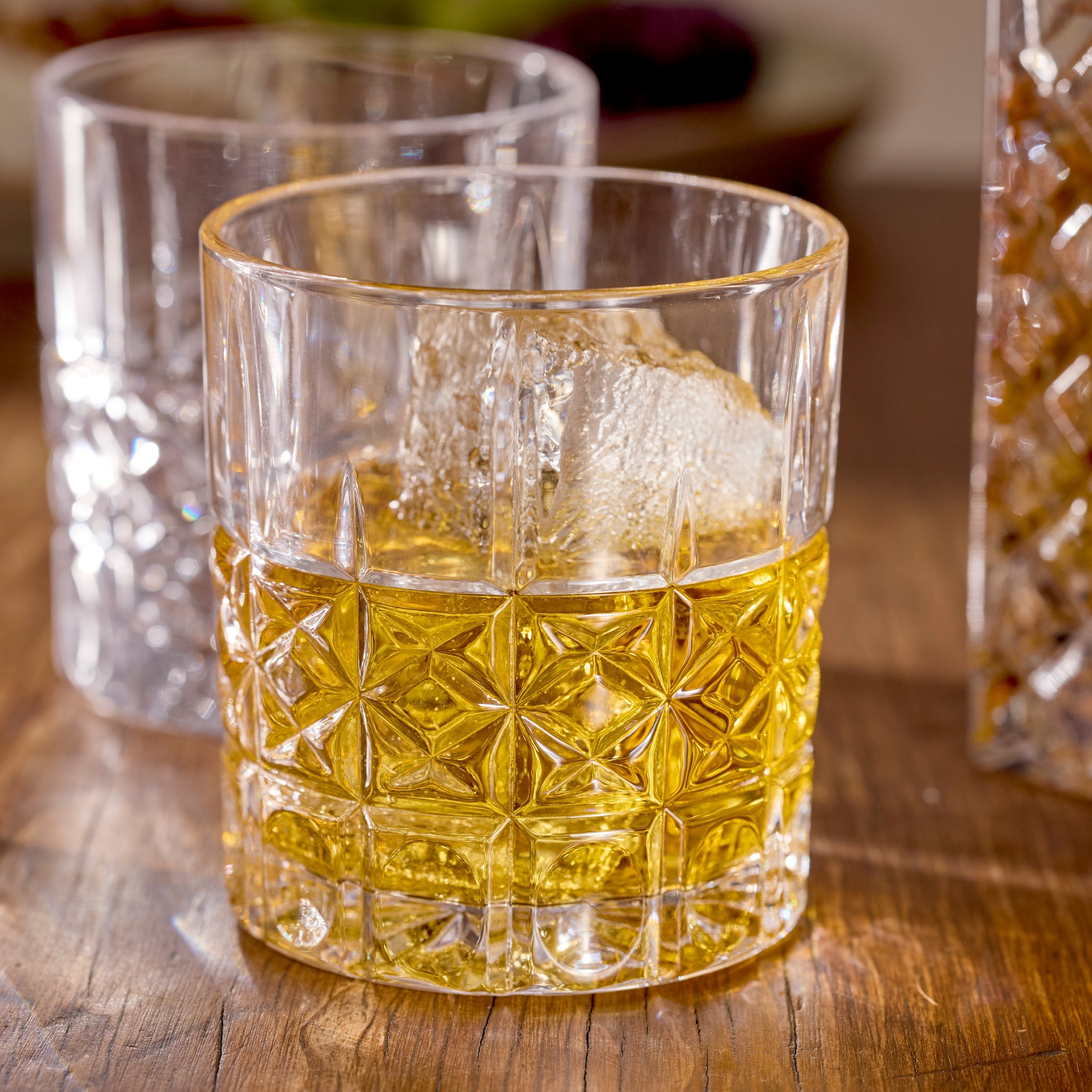 Starburst Cut Double Old Fashioned Glasses, Set of 4 - Image 8